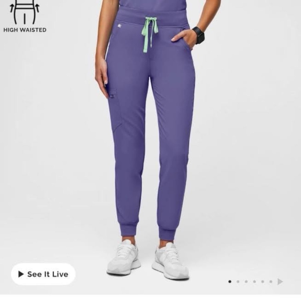 High Waisted FIGS Zamora jogger
